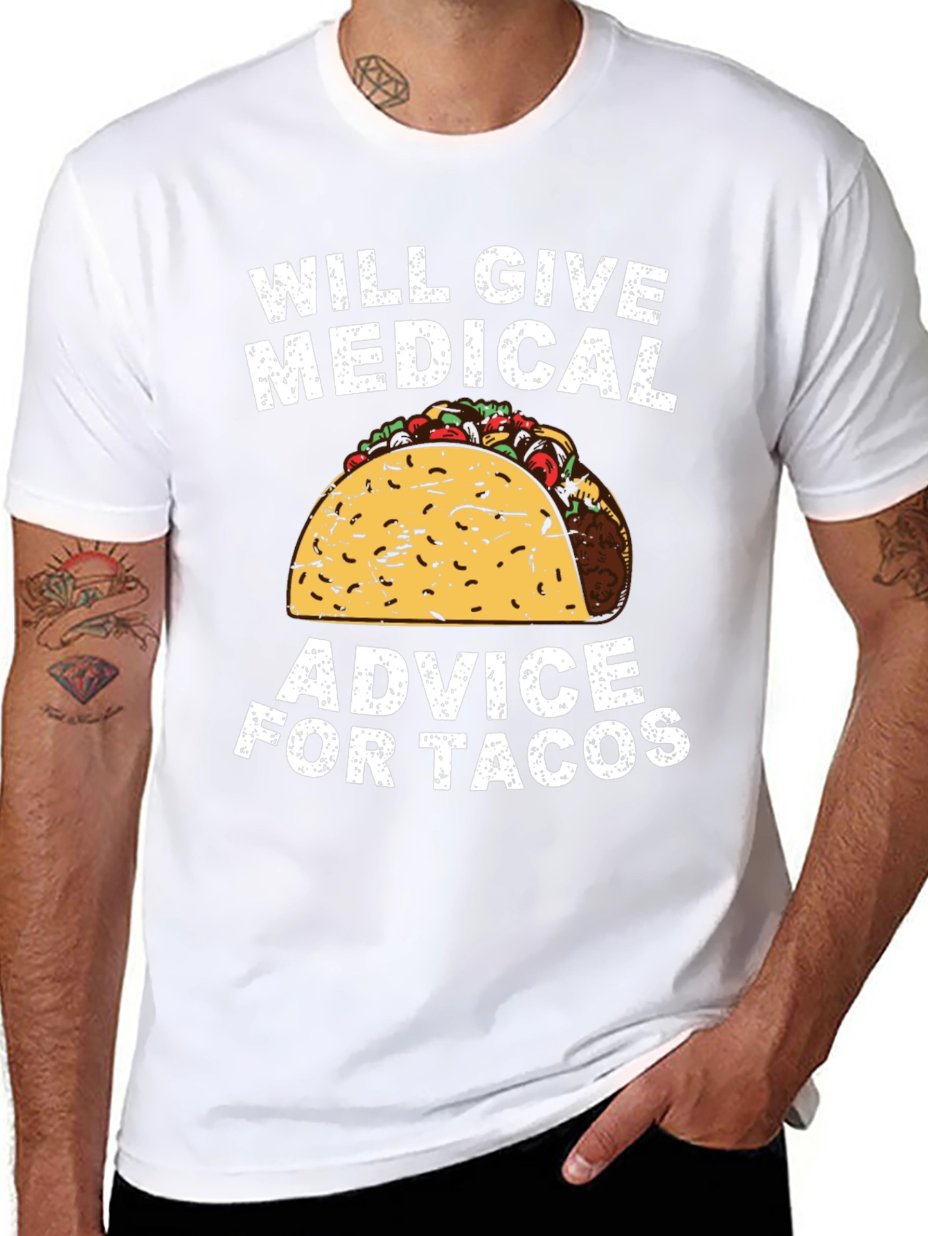 Medical Advice for Tacos Graphic Tee