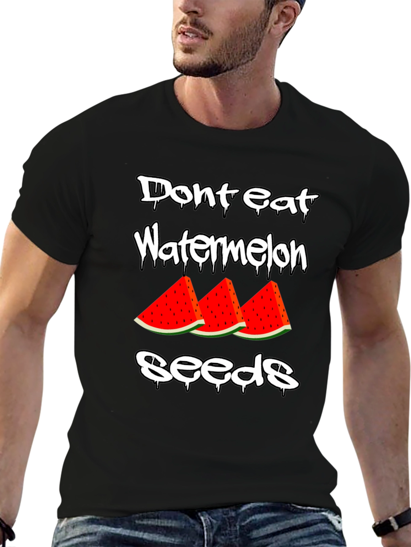 Dont Eat Watermelon Seeds Graphic Tee