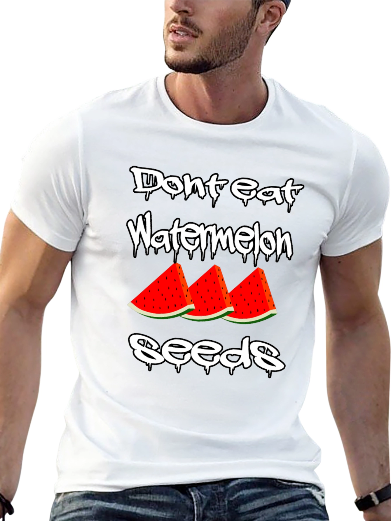 Dont Eat Watermelon Seeds Graphic Tee