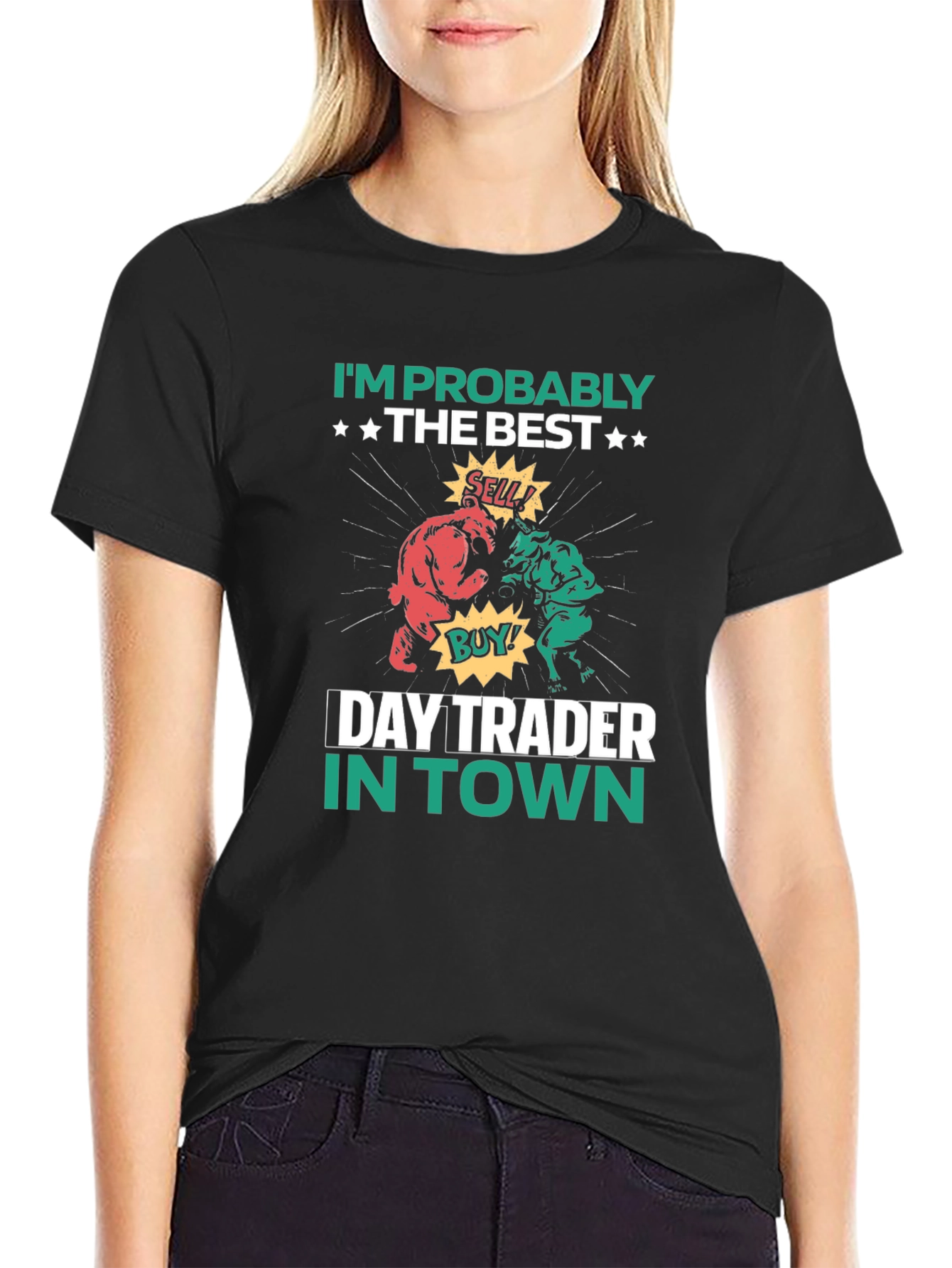 Day Trader T-Shirt - Bull vs Bear