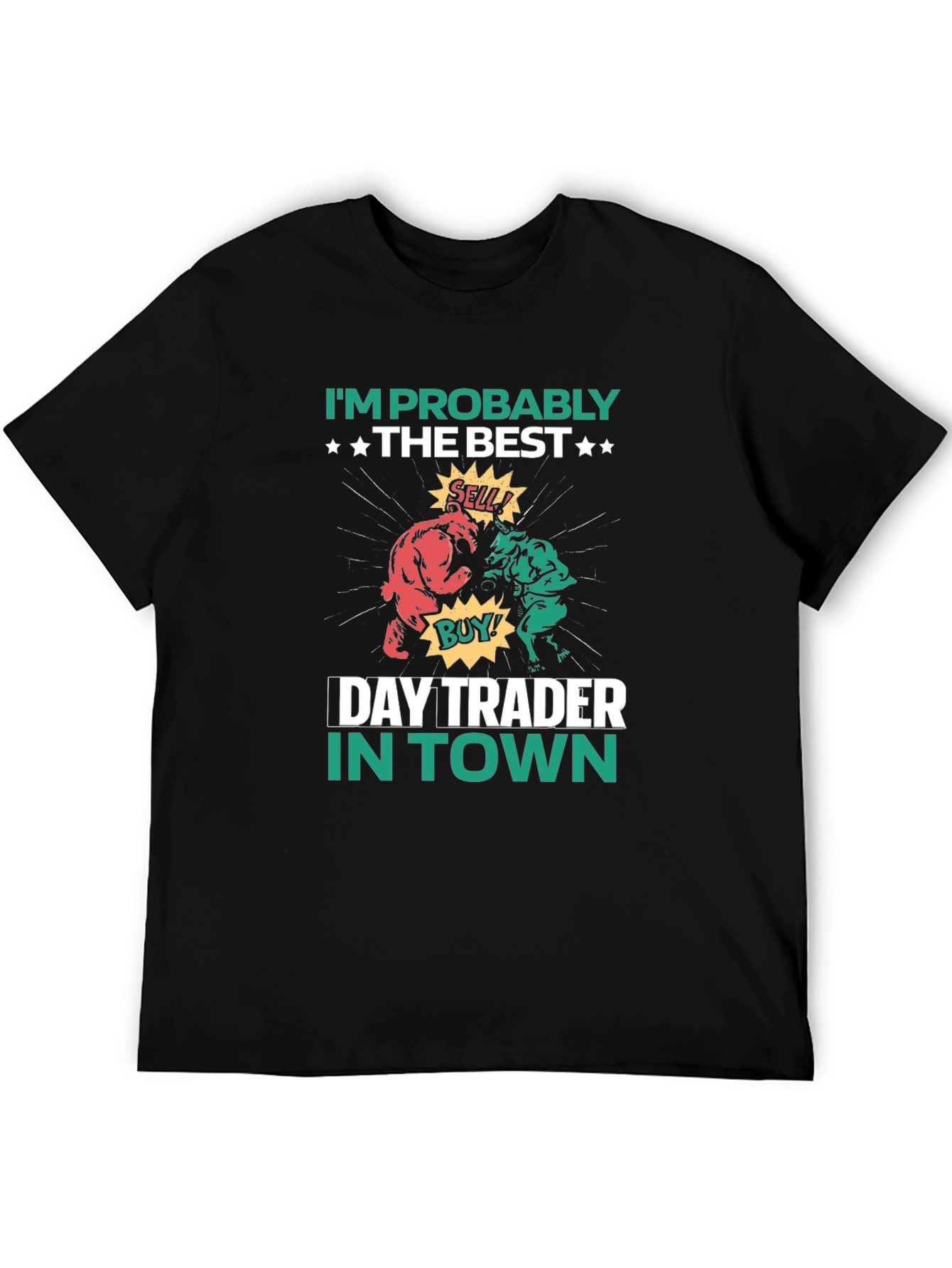 Day Trader T-Shirt - Bull vs Bear