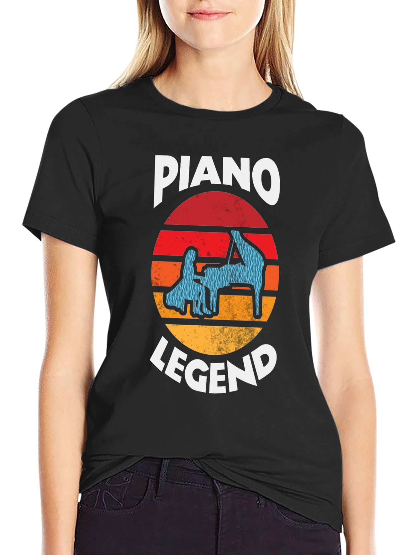 Piano Legend Graphic T-Shirt