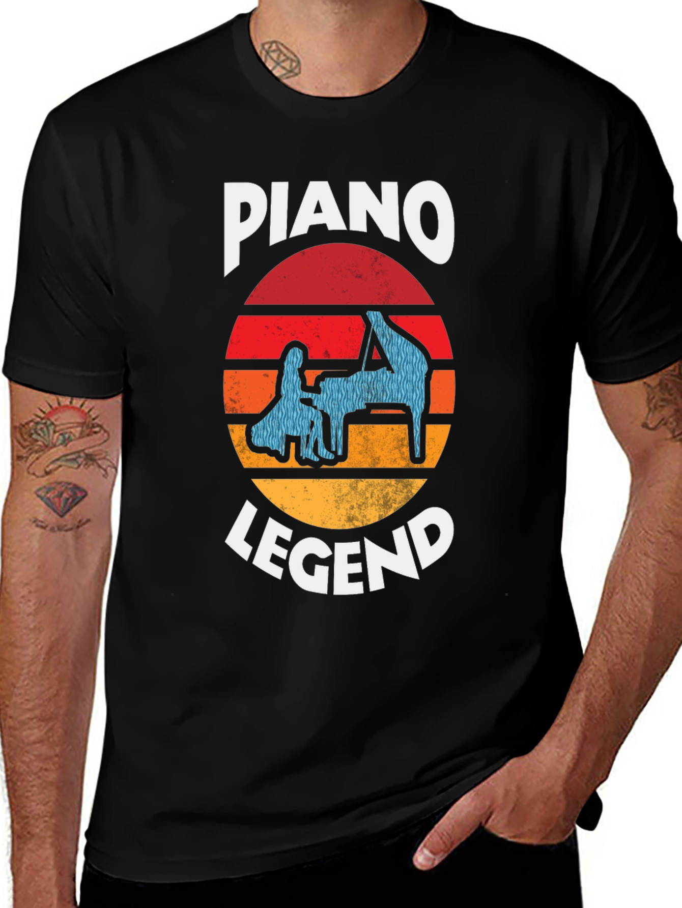 Piano Legend Graphic T-Shirt