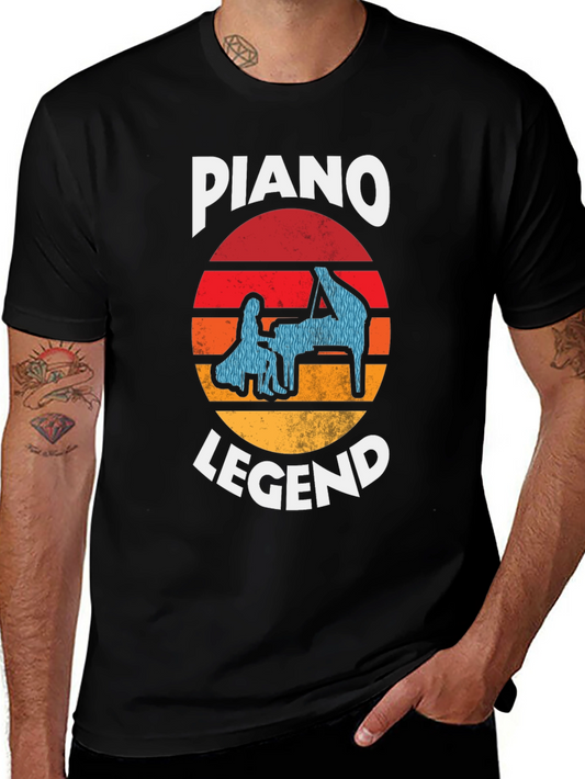 Piano Legend Graphic T-Shirt