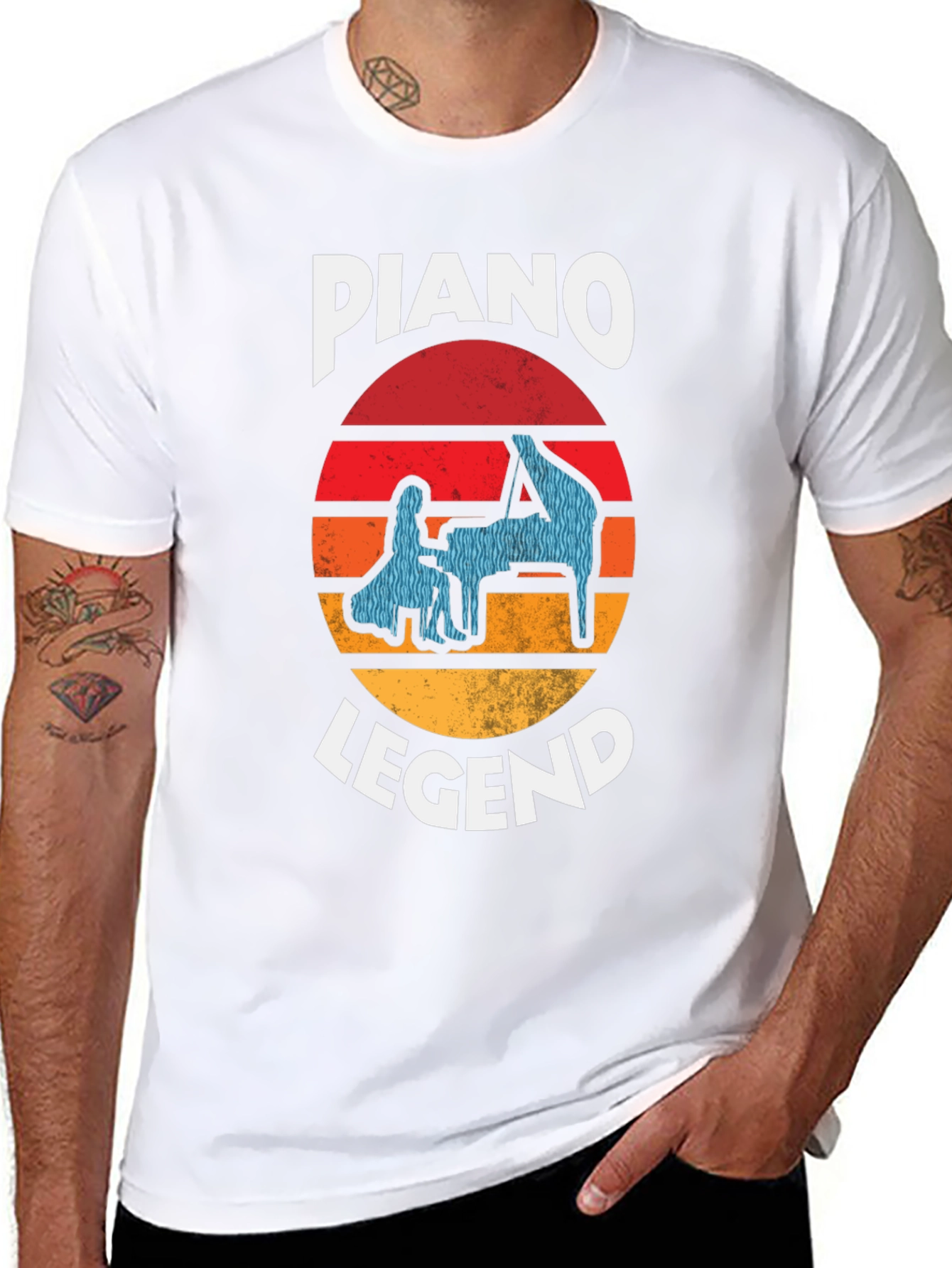 Piano Legend Graphic T-Shirt