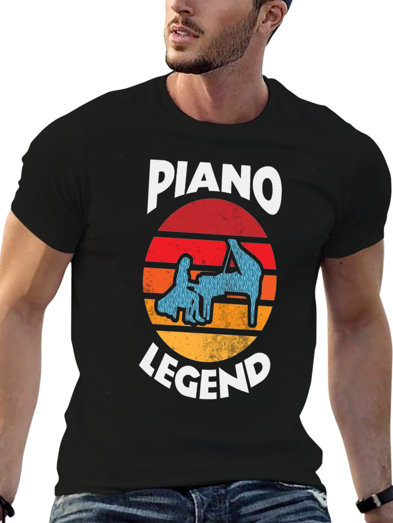 Piano Legend Graphic T-Shirt
