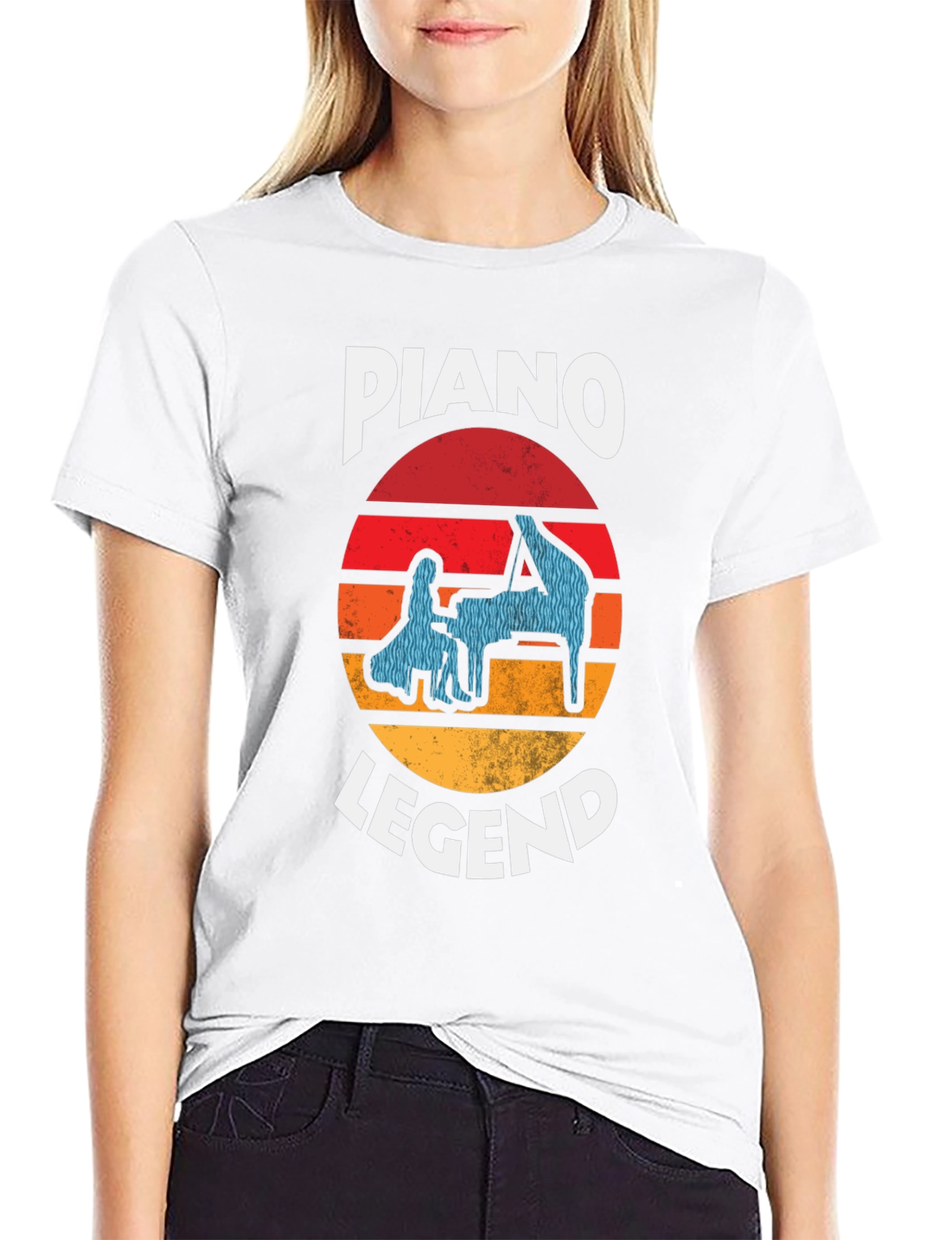 Piano Legend Graphic T-Shirt
