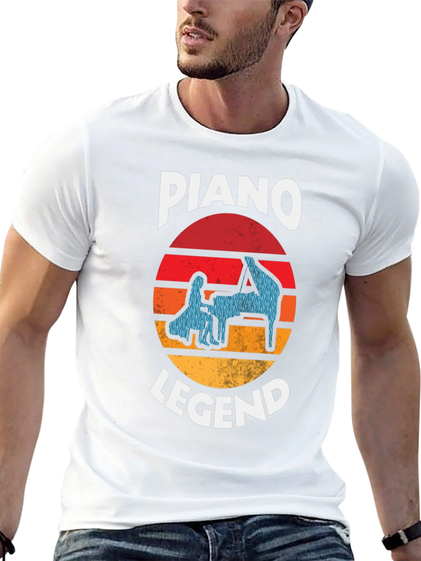 Piano Legend Graphic T-Shirt