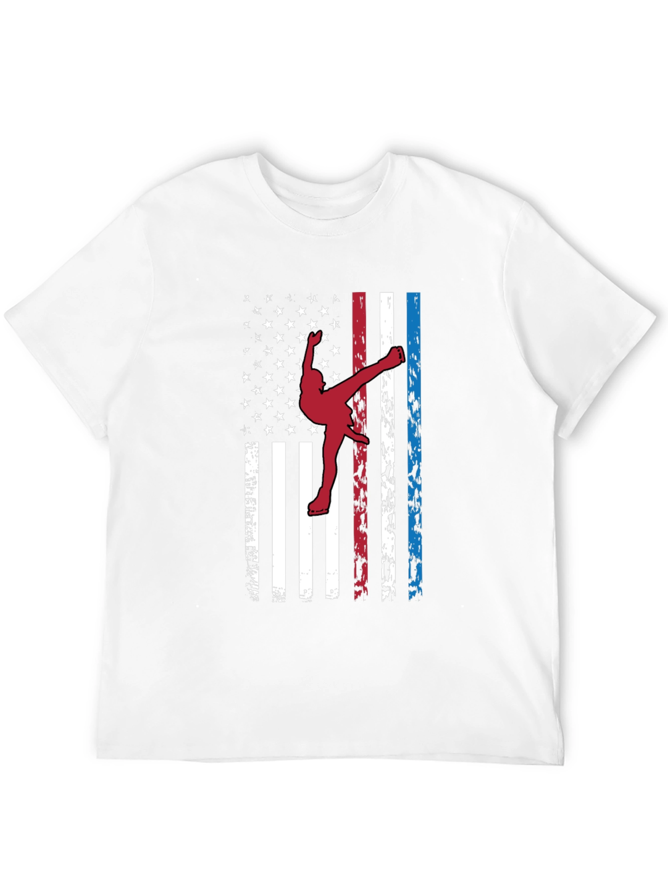 American Flag Karate T-Shirt Patriotic Martial Arts Tee