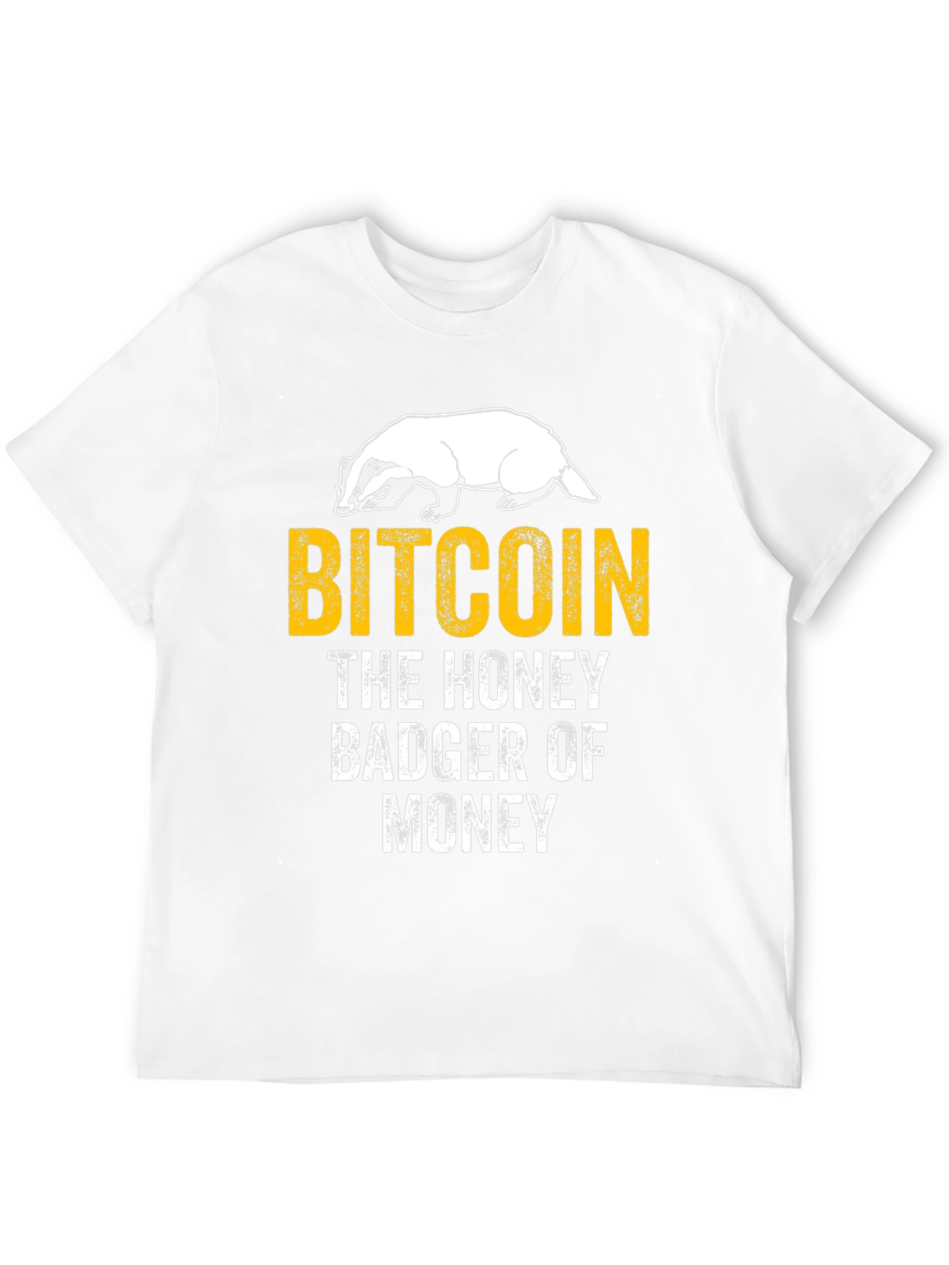 Bitcoin Honey Badger Black T-Shirt