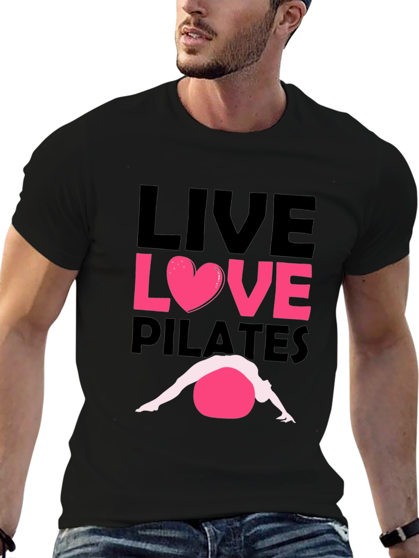 Live Love Pilates T-Shirt - Exercise & Fitness
