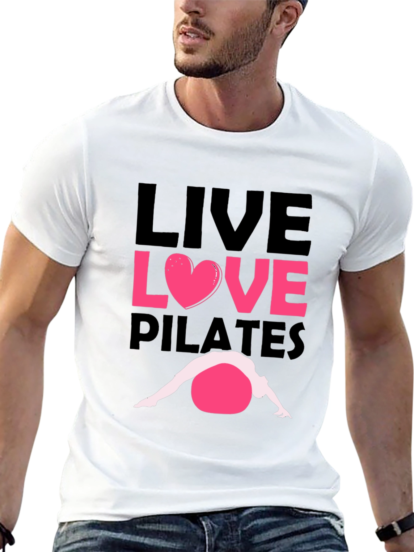 Live Love Pilates T-Shirt - Exercise & Fitness