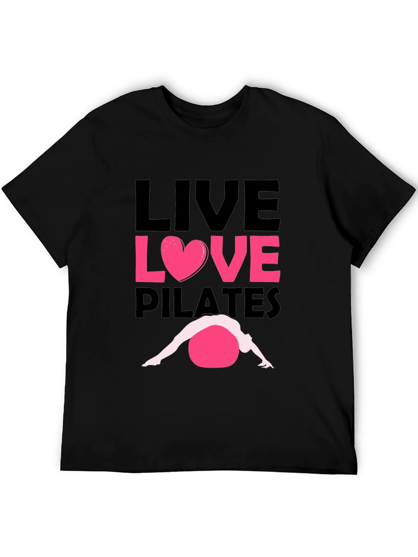 Live Love Pilates T-Shirt - Exercise & Fitness