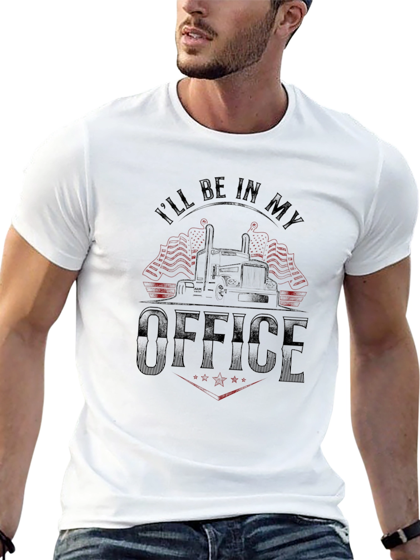 Ill Be In My Office Trucker T-Shirt