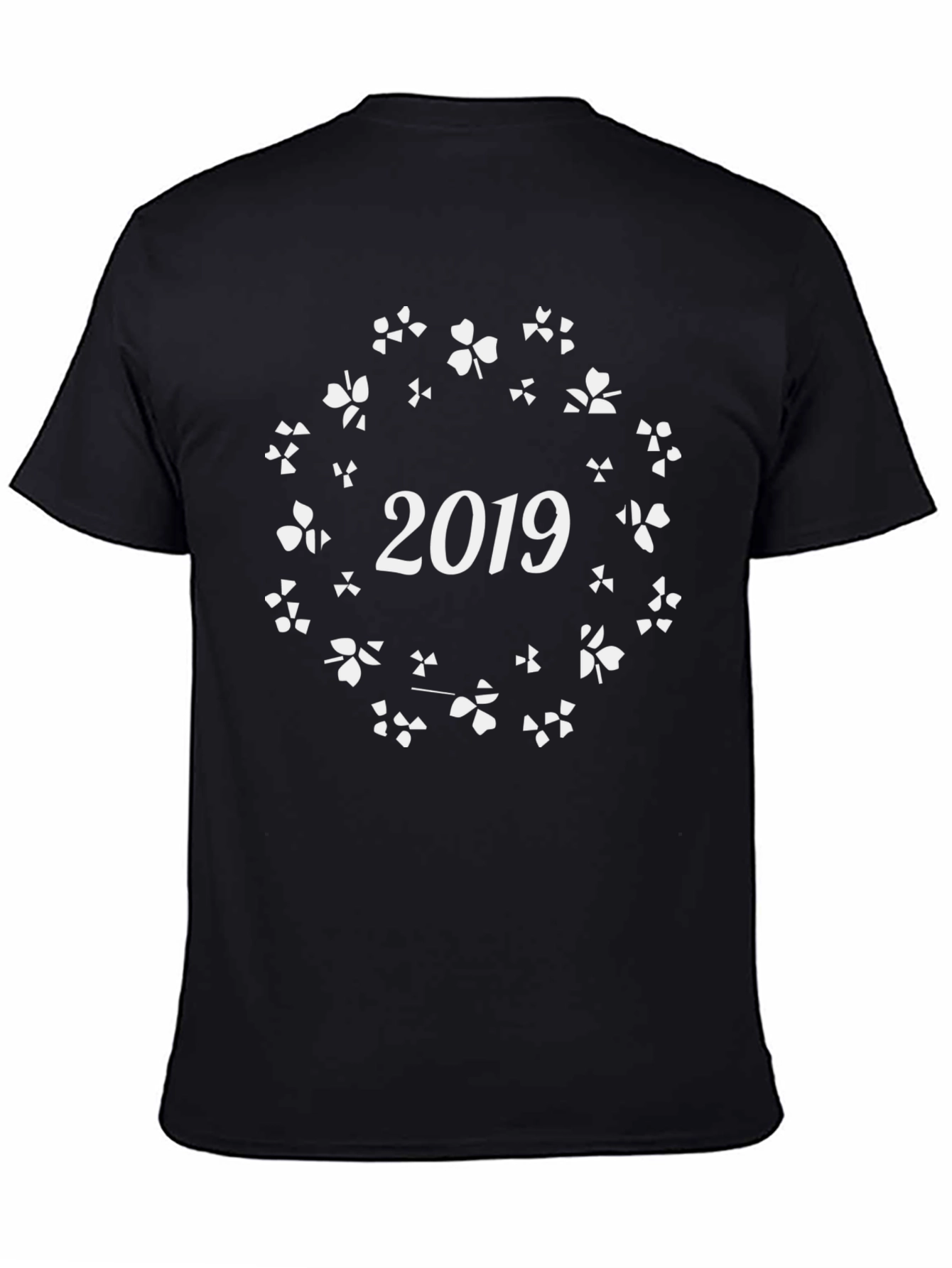 2019 Shamrock Circle Graphic Tee - Black