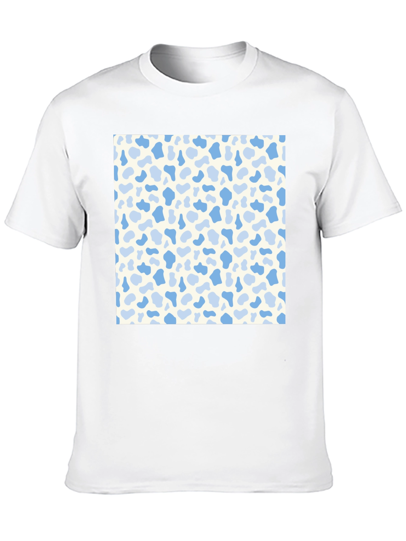 Patterned Graphic Tee - Casual Black T-Shirt