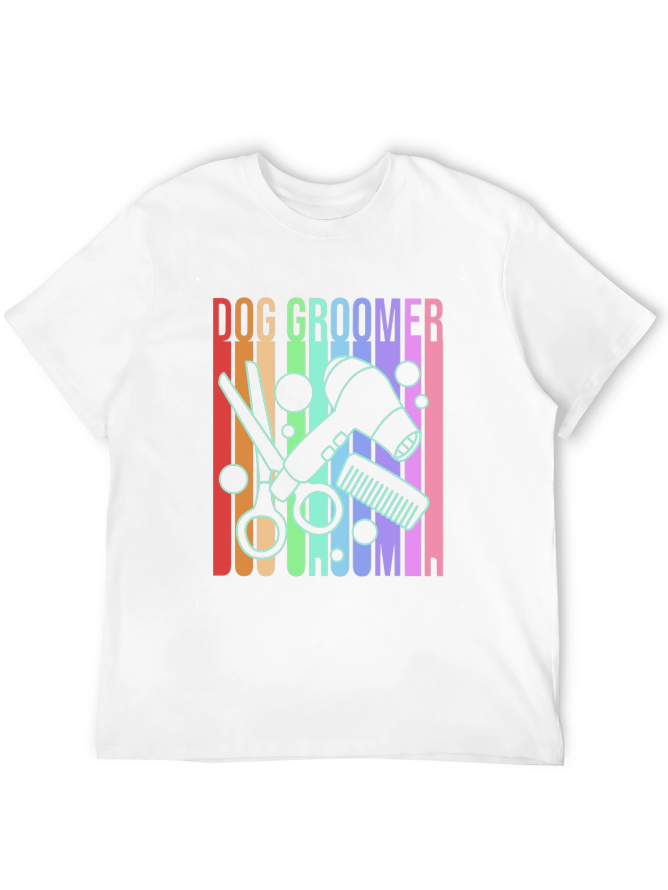 Dog Groomer Graphic Tee - Unisex Black T-Shirt