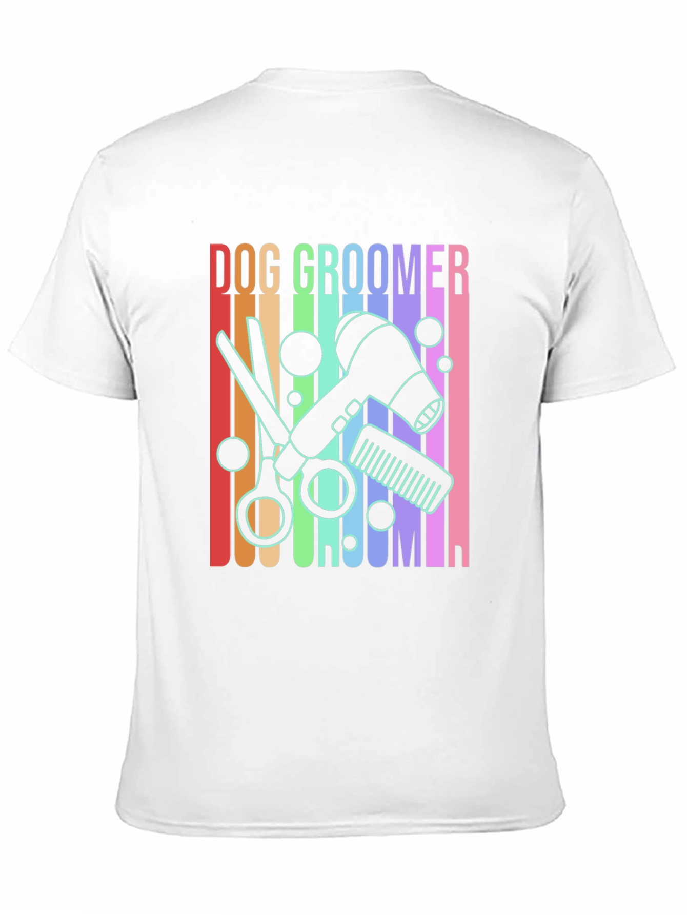 Dog Groomer Graphic Tee - Unisex Black T-Shirt