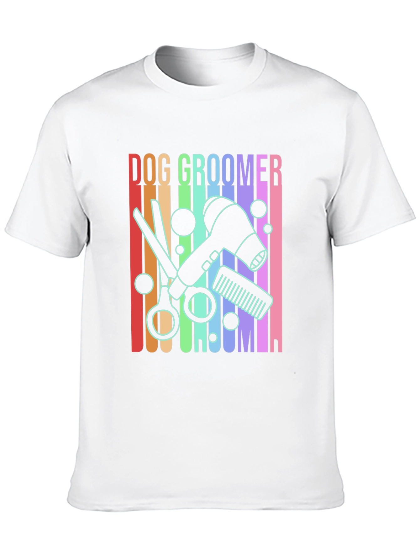 Dog Groomer Graphic Tee - Unisex Black T-Shirt