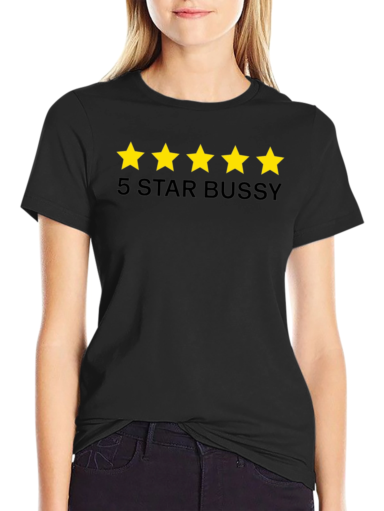 5 Star Bussy Tee - Funny Graphic T-Shirt