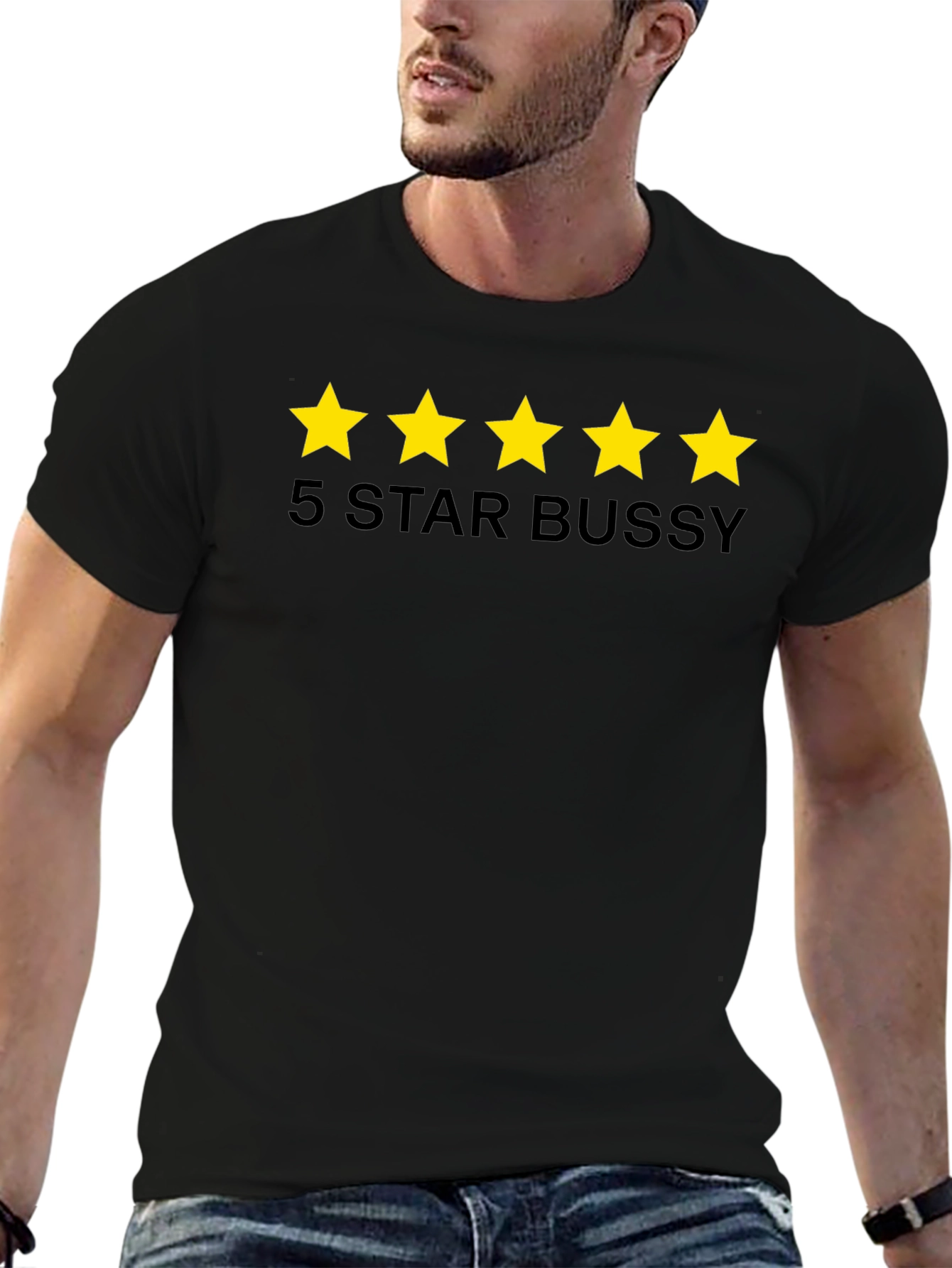 5 Star Bussy Tee - Funny Graphic T-Shirt