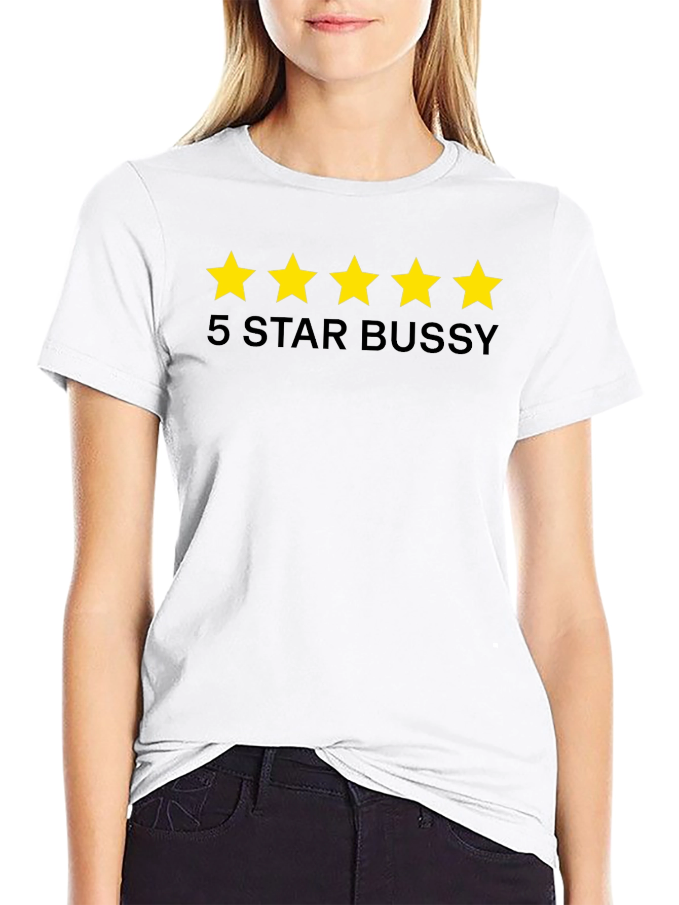 5 Star Bussy Tee - Funny Graphic T-Shirt