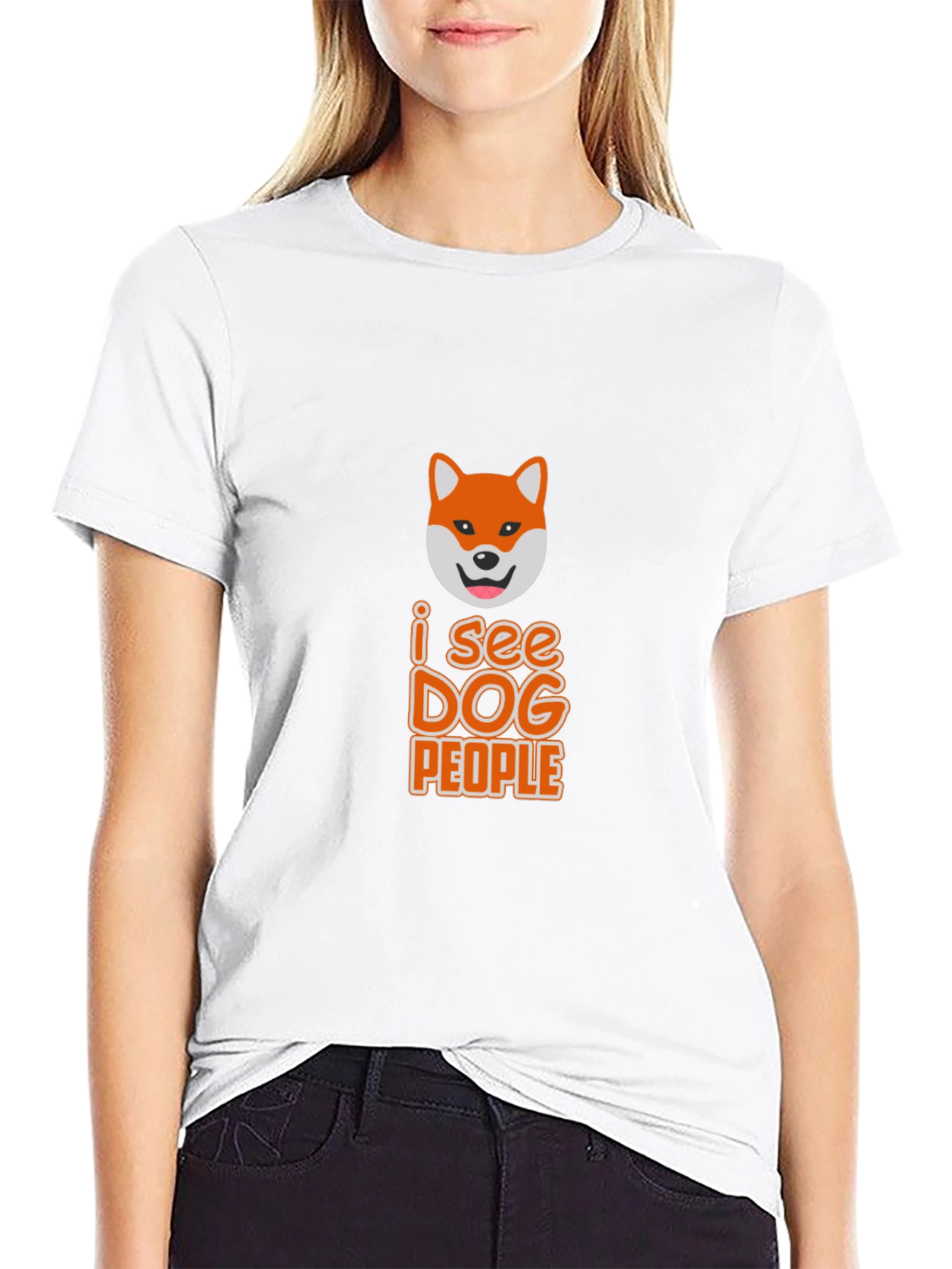 I See Dog People Graphic Tee - Black T-Shirt