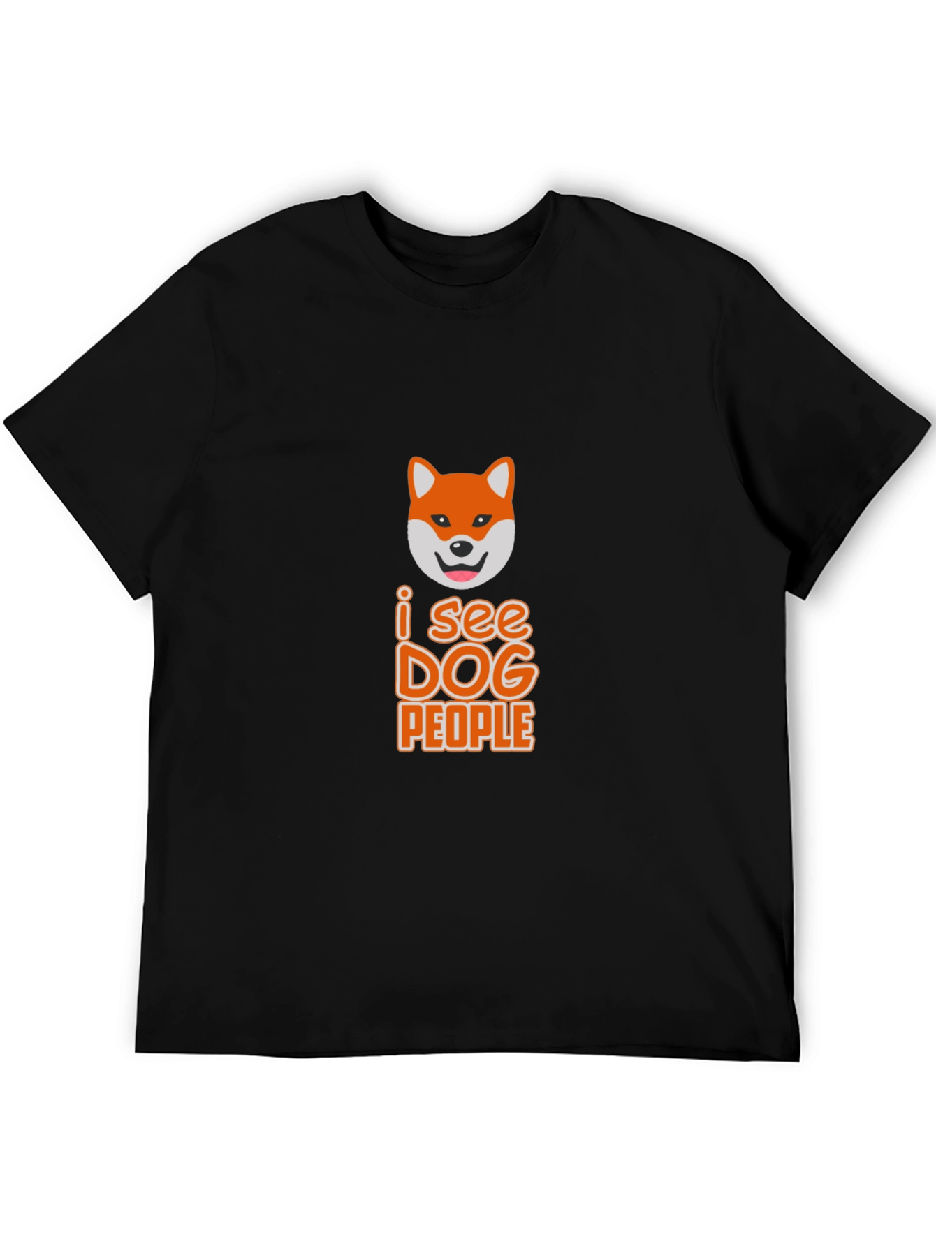 I See Dog People Graphic Tee - Black T-Shirt