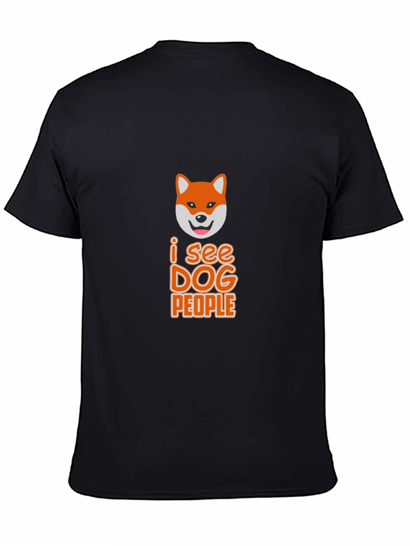 I See Dog People Graphic Tee - Black T-Shirt