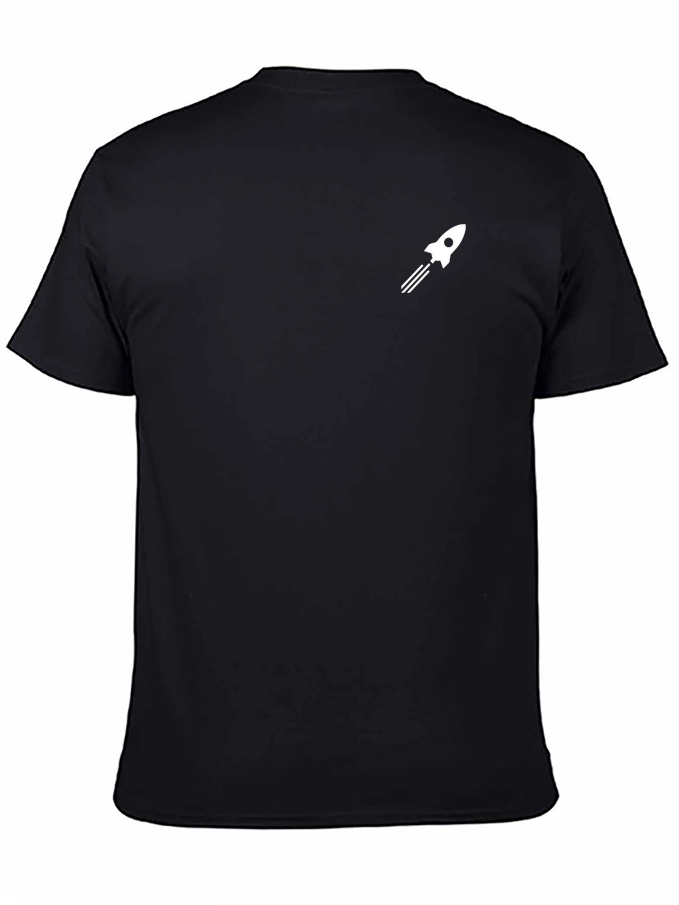 Rocket Launch Graphic T-Shirt - Black