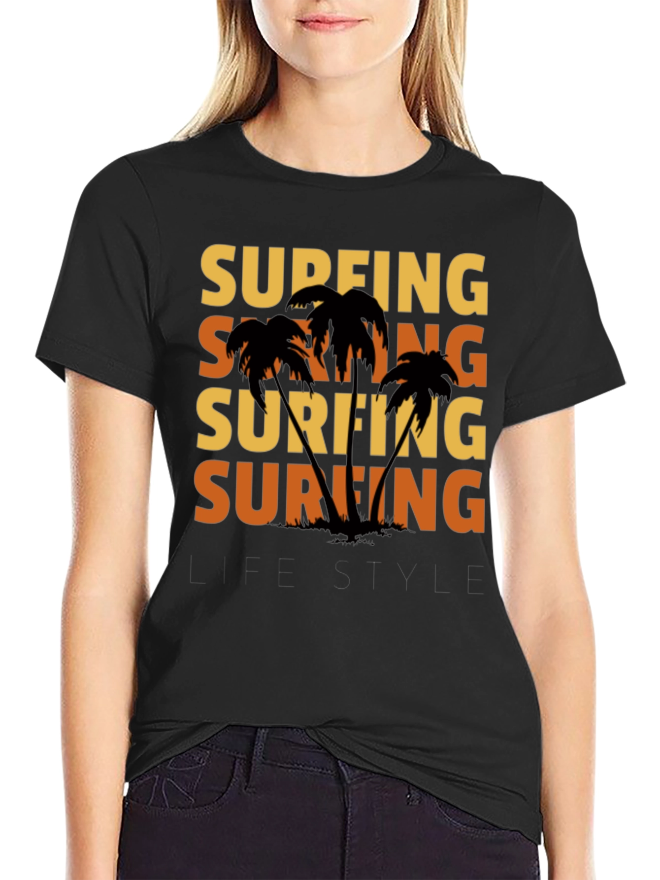 Surfing Lifestyle Graphic Tee - Island Vibes