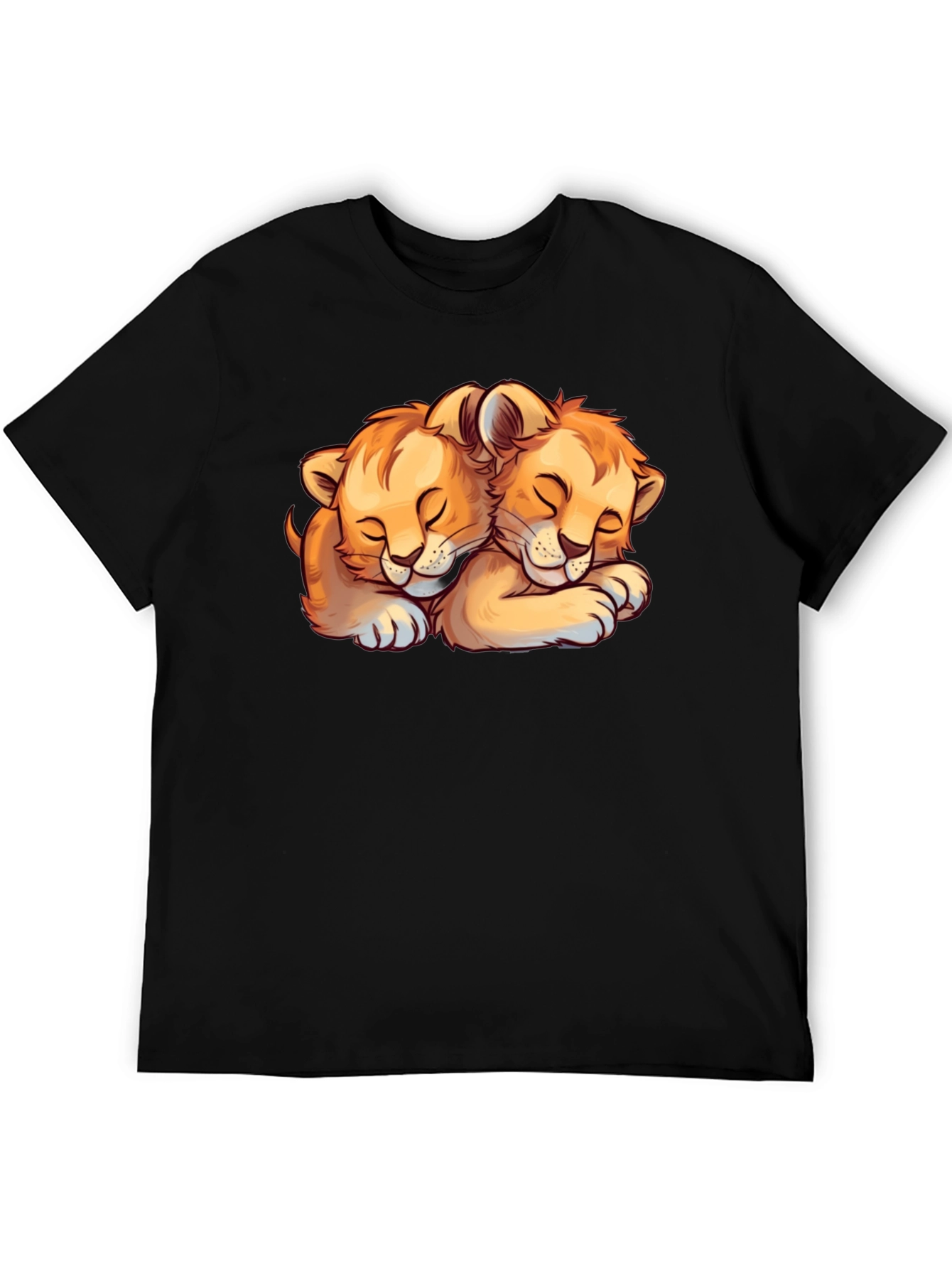 Lion Cubs Graphic Tee - Cute Animal Lover T-Shirt