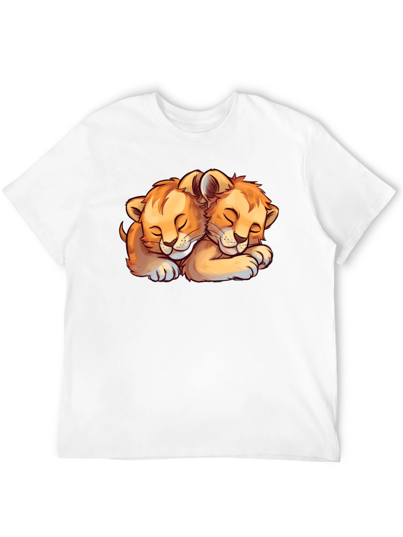 Lion Cubs Graphic Tee - Cute Animal Lover T-Shirt