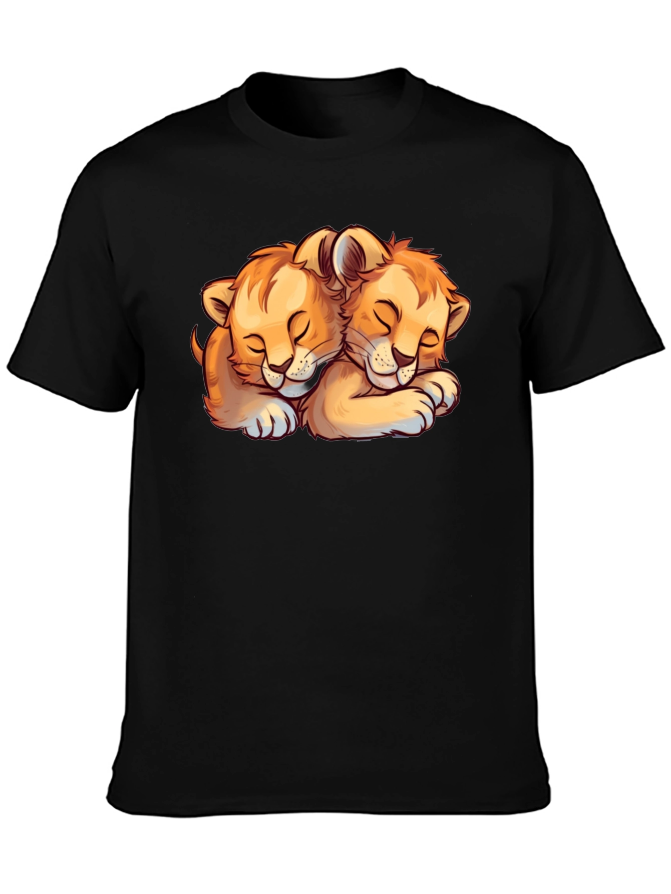 Lion Cubs Graphic Tee - Cute Animal Lover T-Shirt