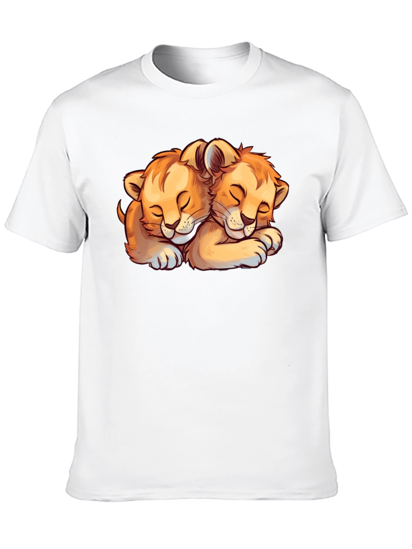 Lion Cubs Graphic Tee - Cute Animal Lover T-Shirt