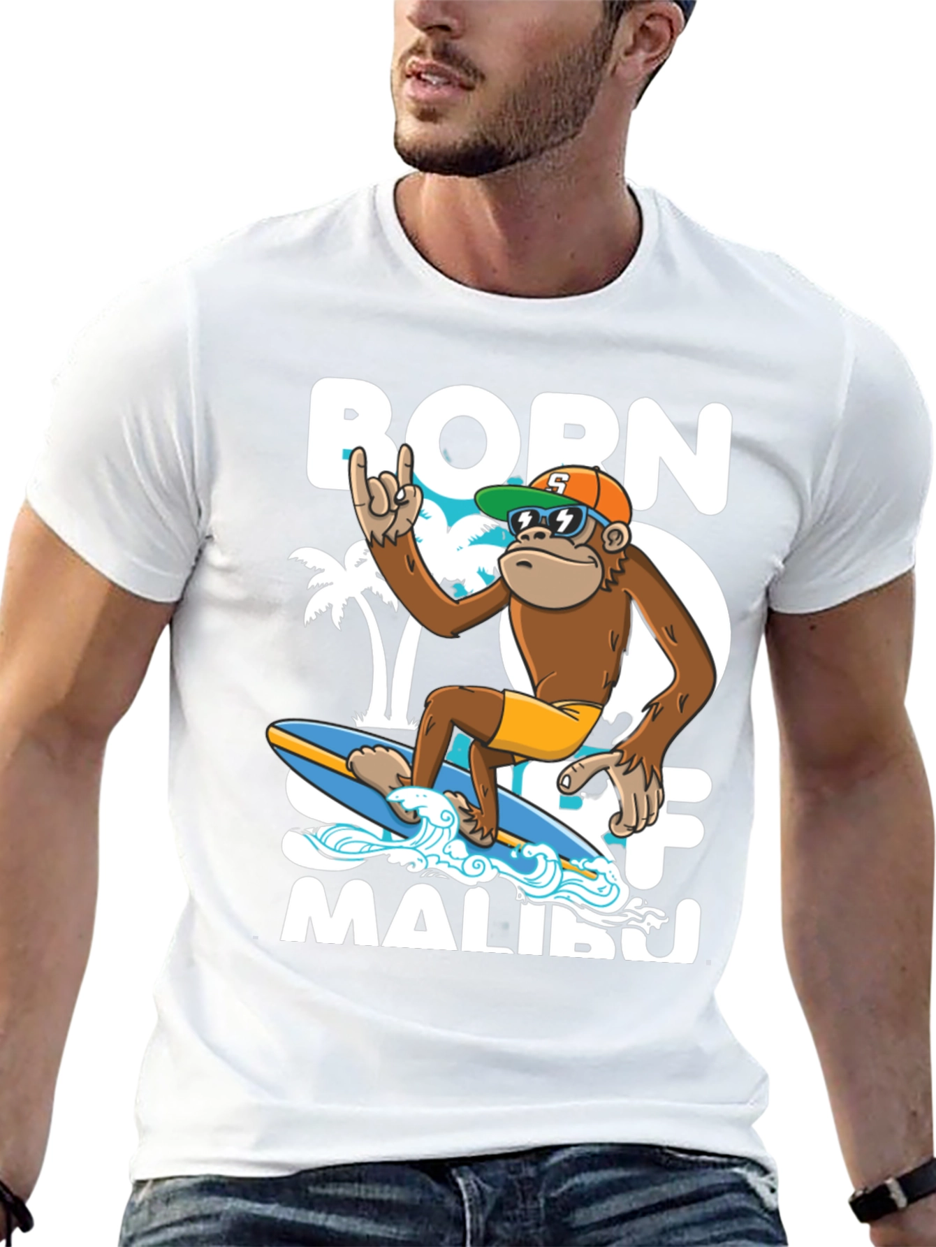 Born to Surf Malibu T-Shirt