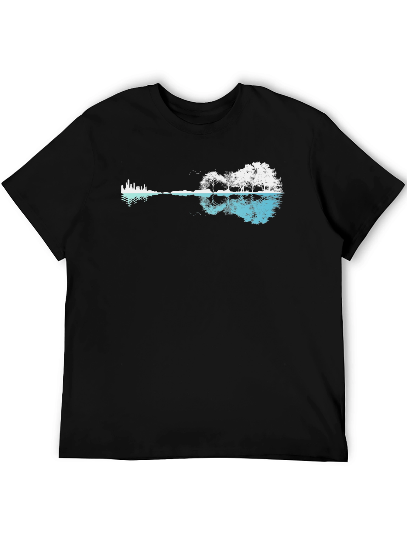 Nature Guitar Graphic T-Shirt
