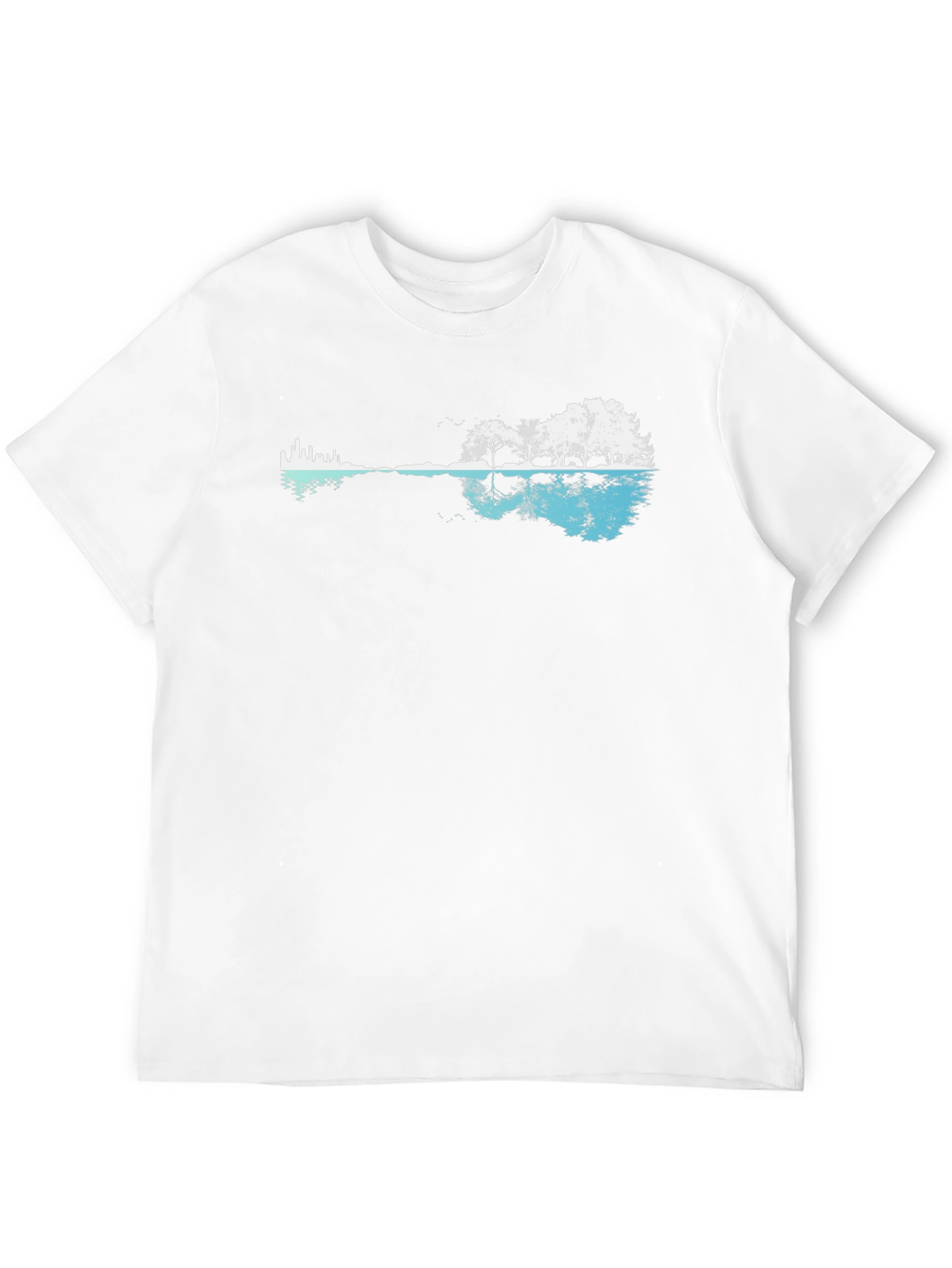 Nature Guitar Graphic T-Shirt