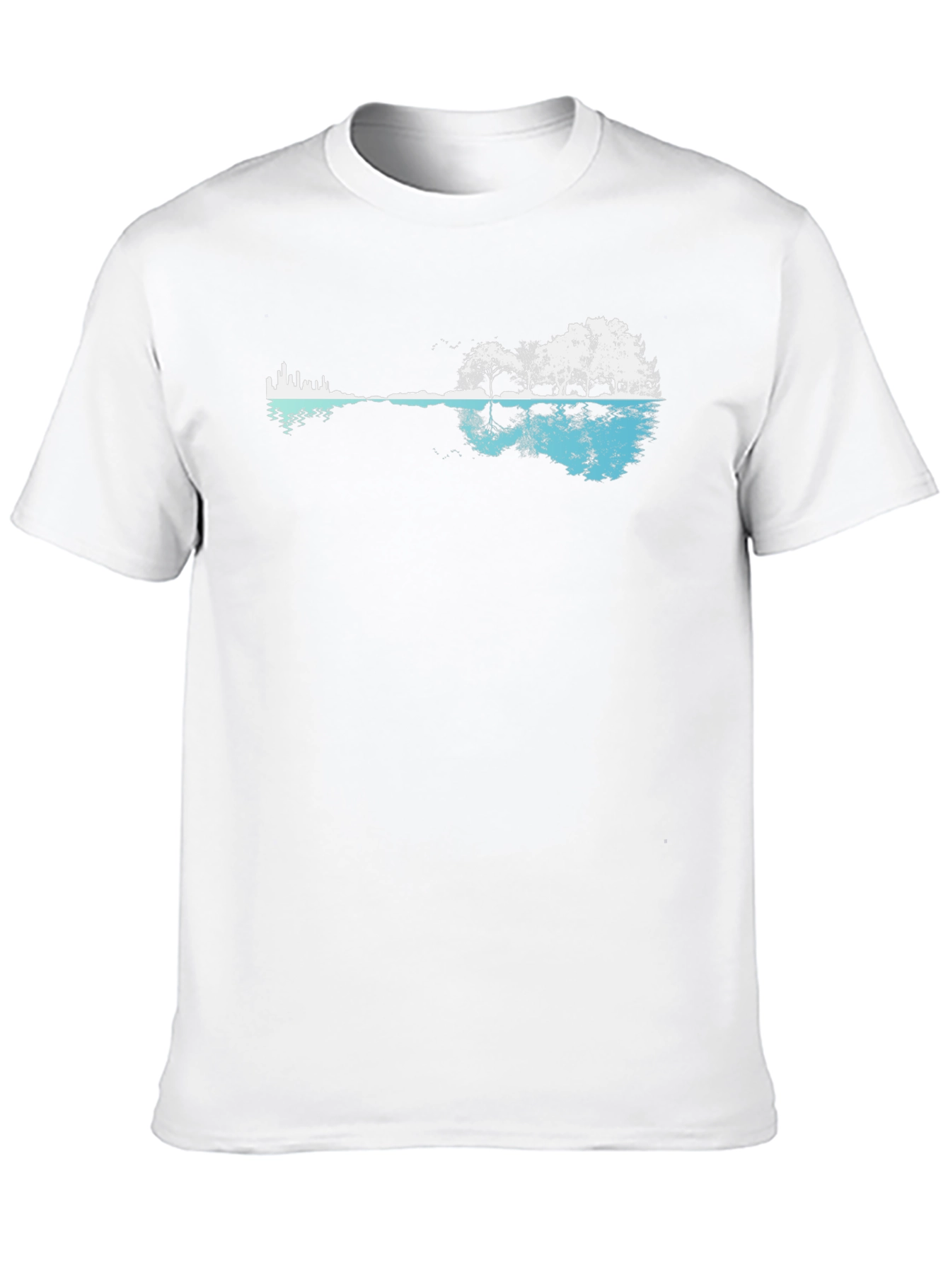 Nature Guitar Graphic T-Shirt