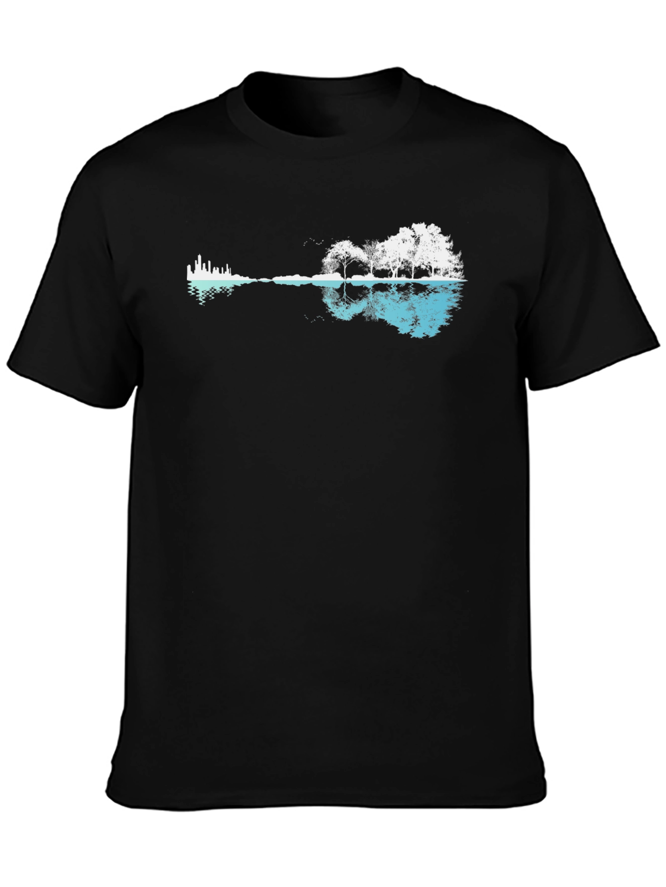 Nature Guitar Graphic T-Shirt