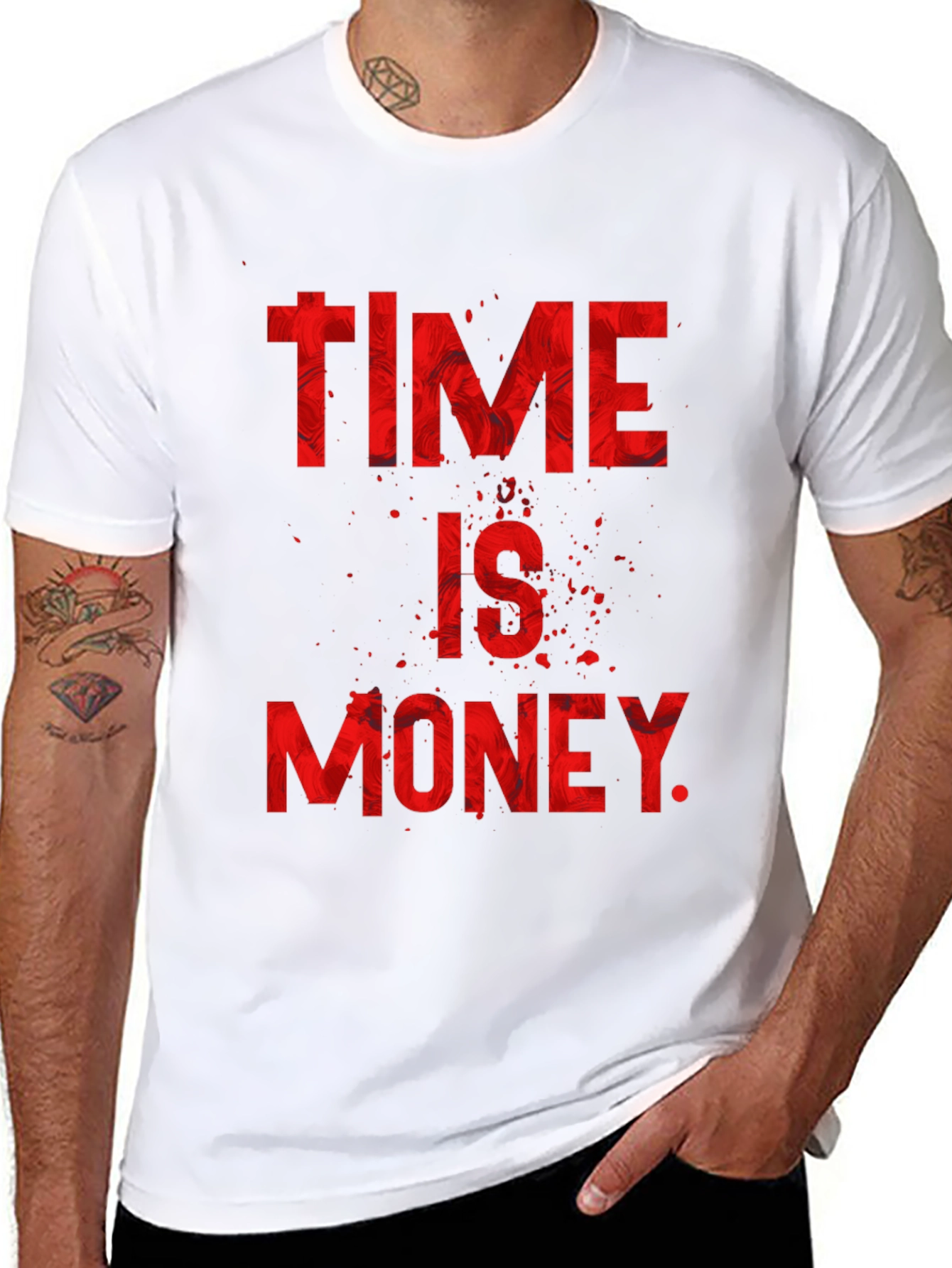 Time is Money Graphic T-Shirt