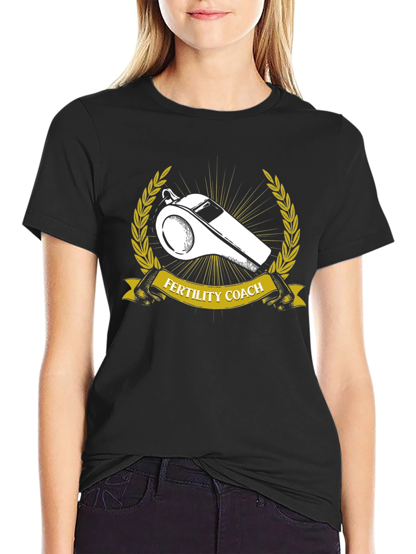 Fertility Coach T-Shirt - Whistle Graphic Tee