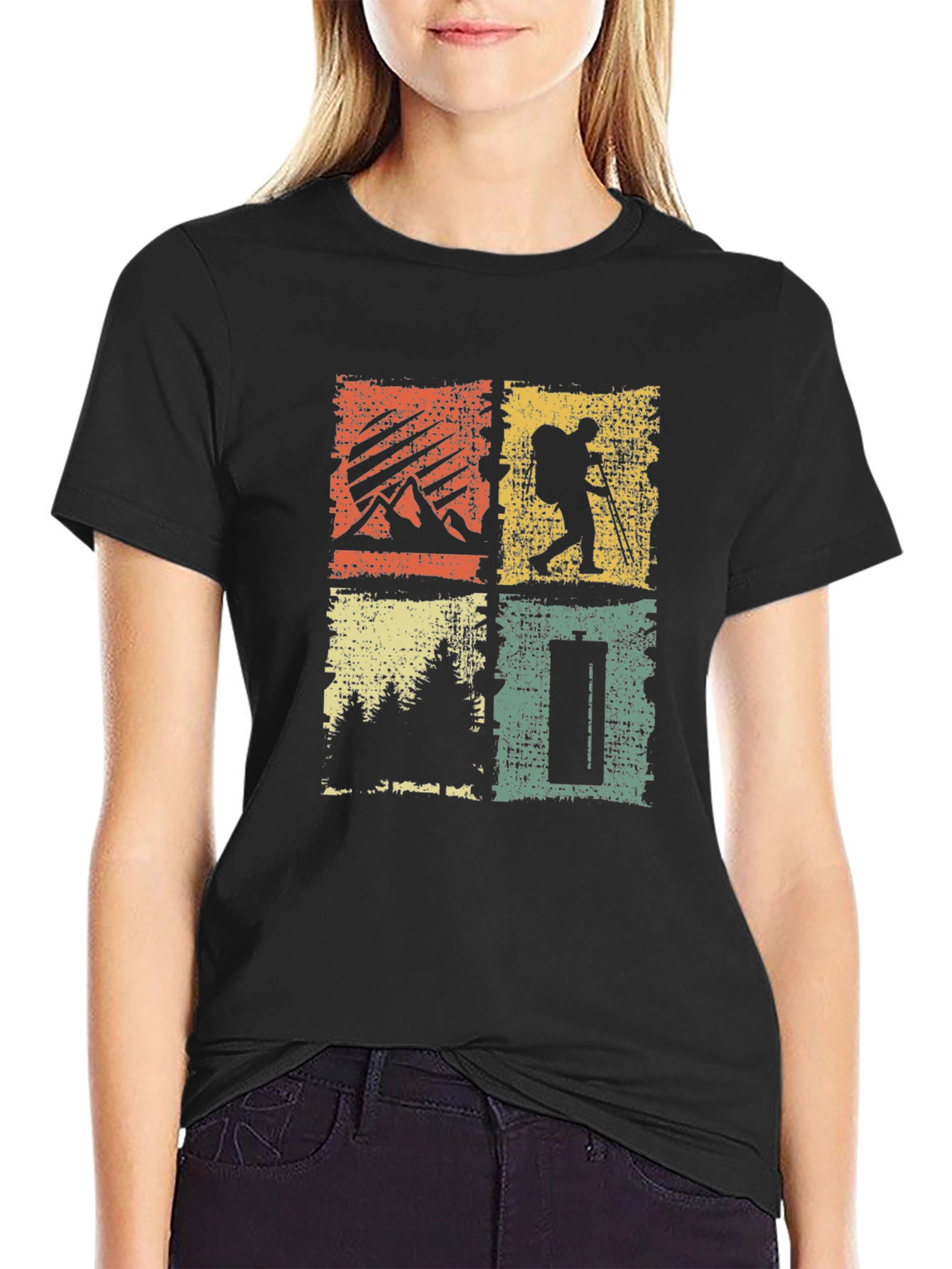 Retro Adventure Graphic T-Shirt - Nature Inspired Design