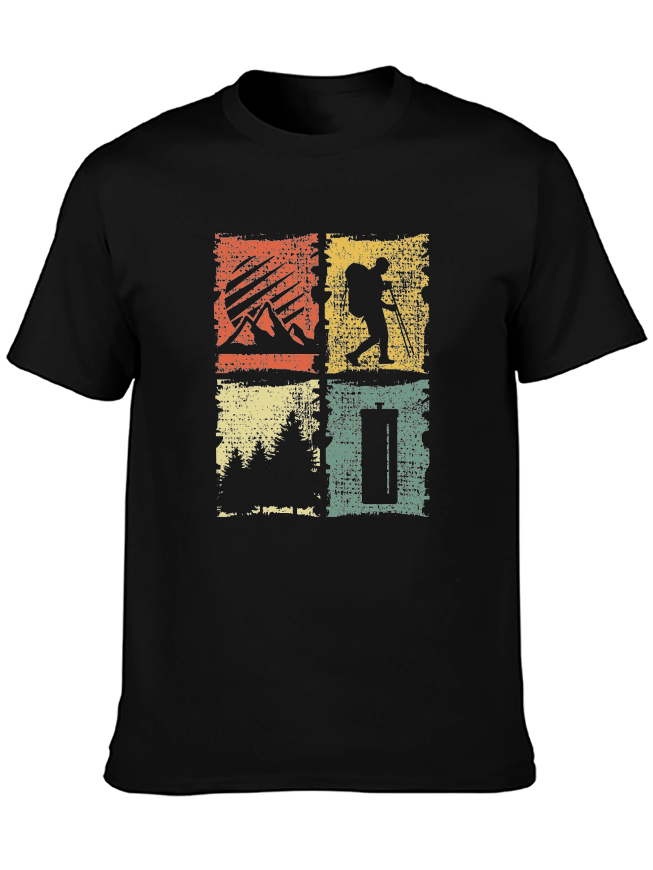Retro Adventure Graphic T-Shirt - Nature Inspired Design