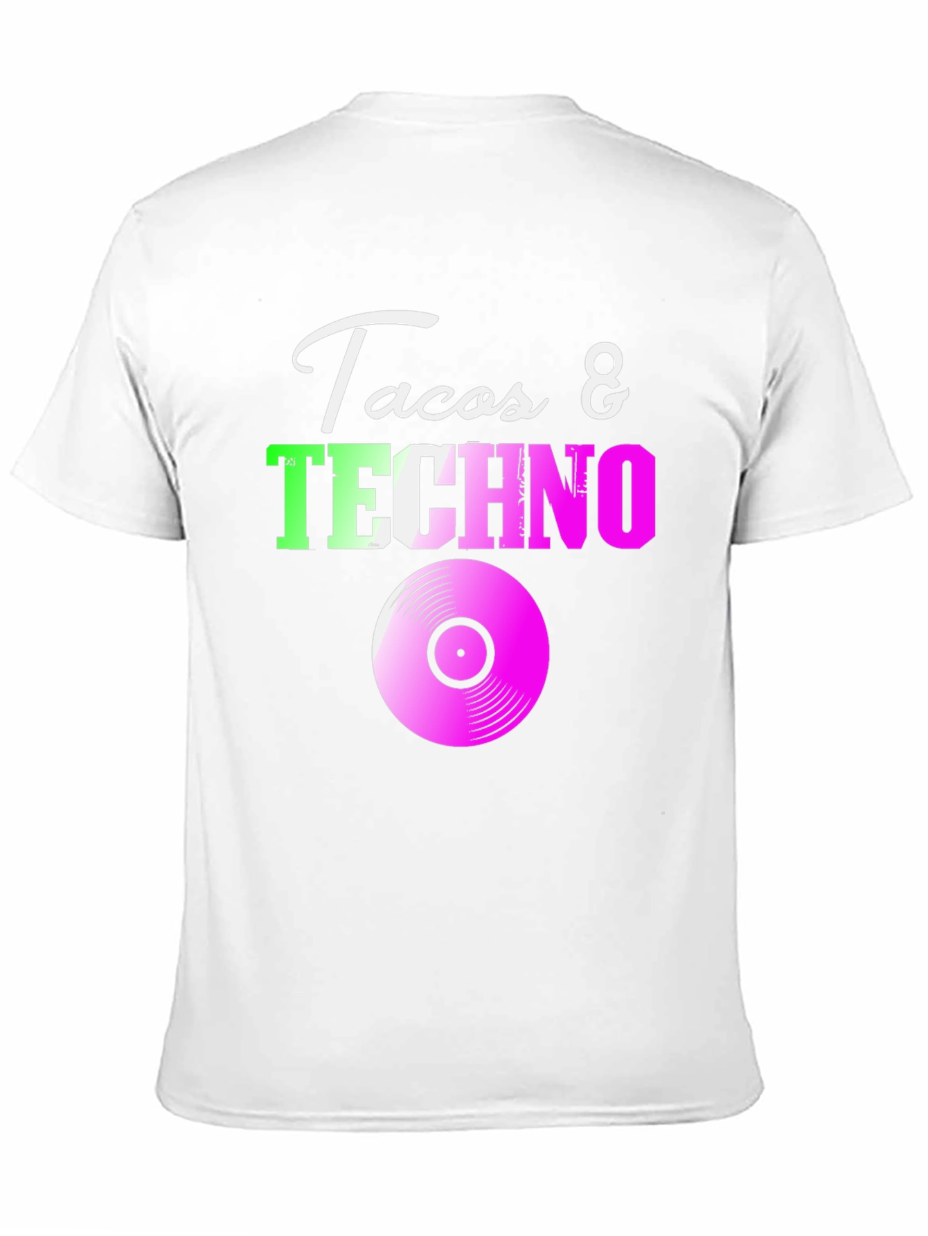 Tacos & Techno Graphic Tee - Music Lover T-Shirt