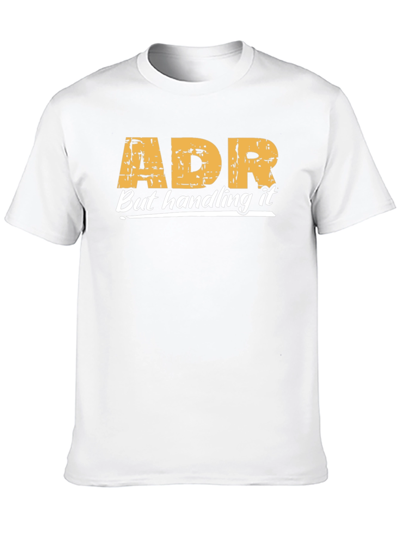ADR Handling It T-Shirt - Black Casual Tee