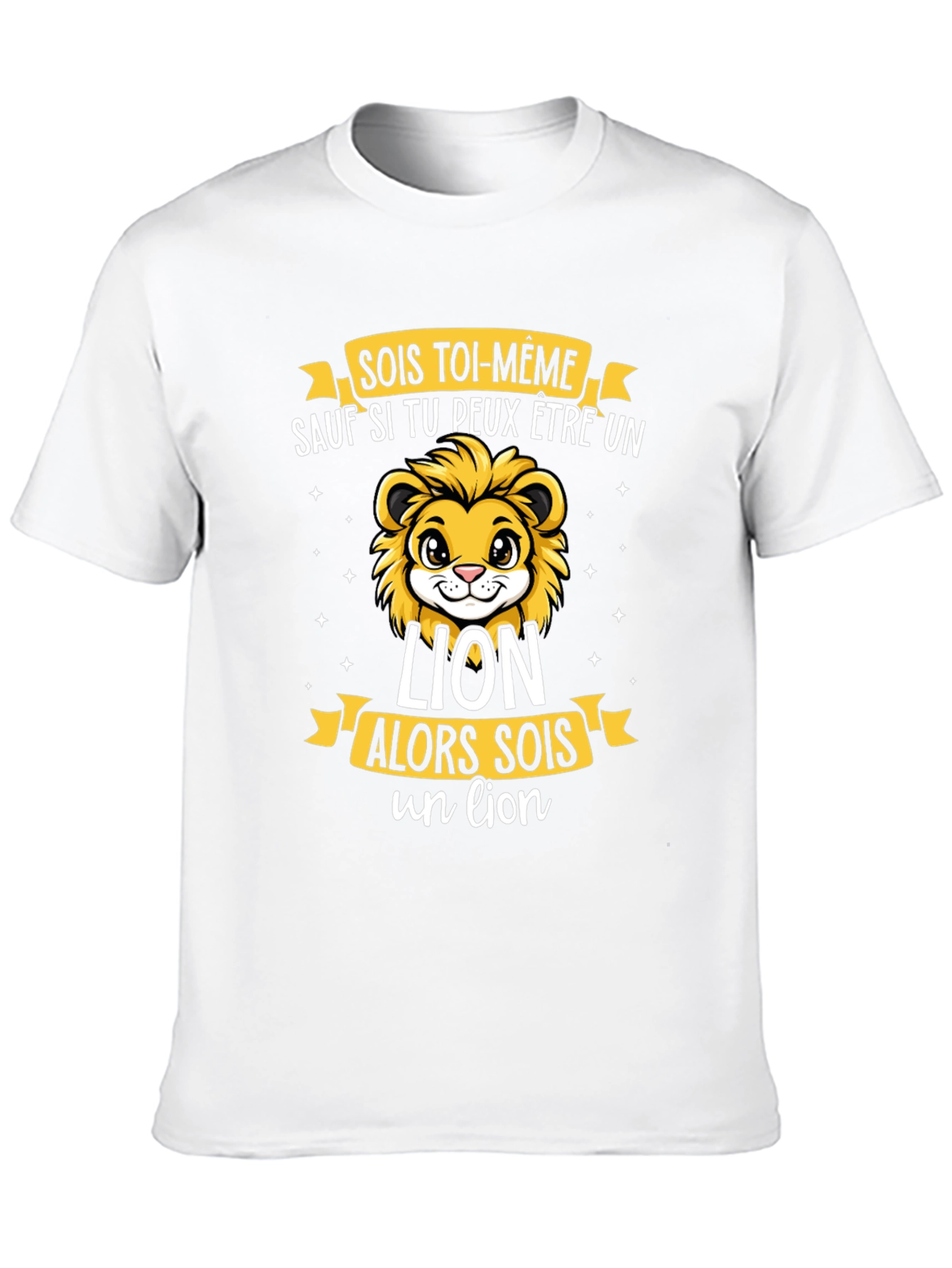 Be Yourself Lion Graphic T-Shirt