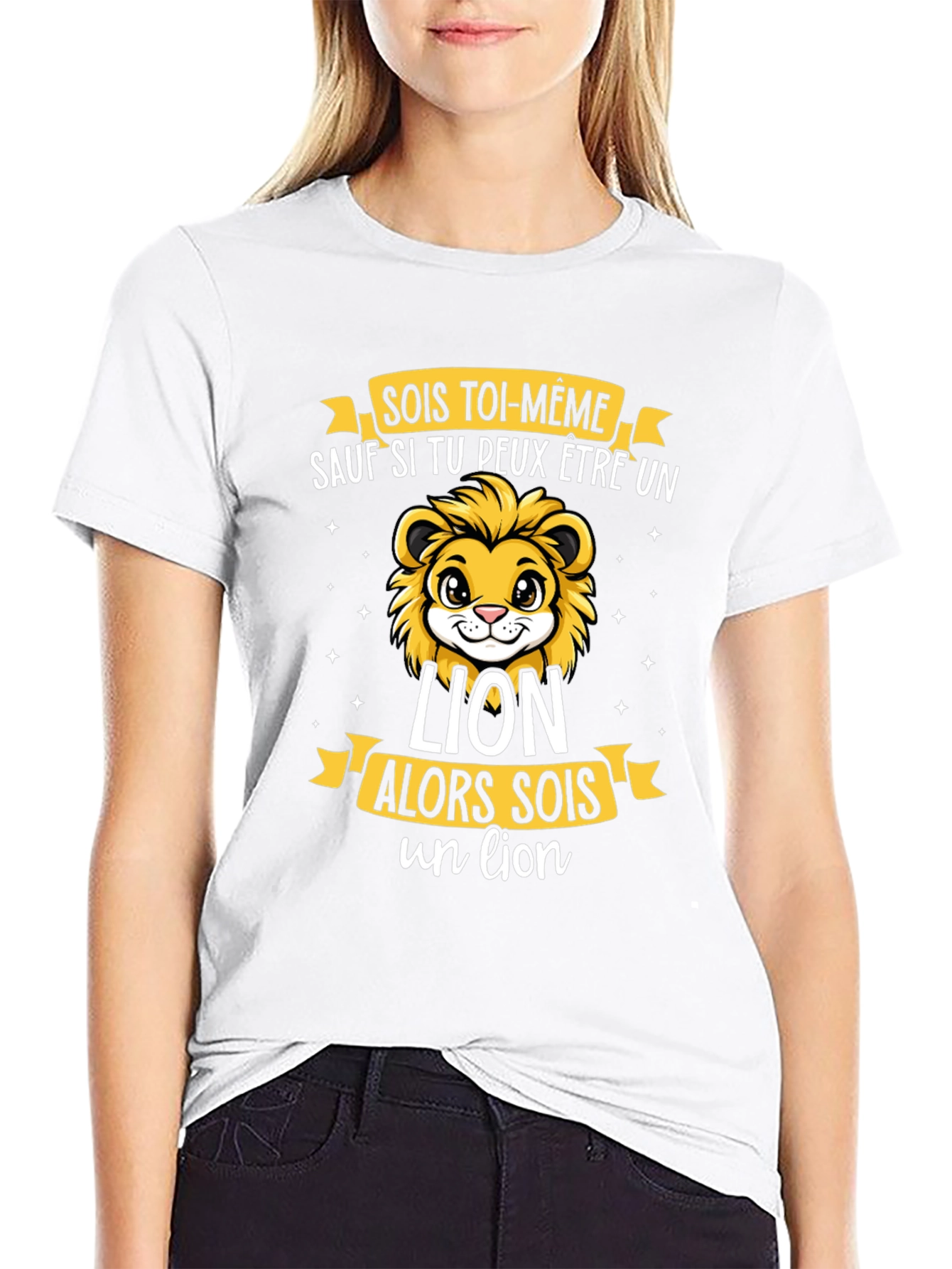 Be Yourself Lion Graphic T-Shirt