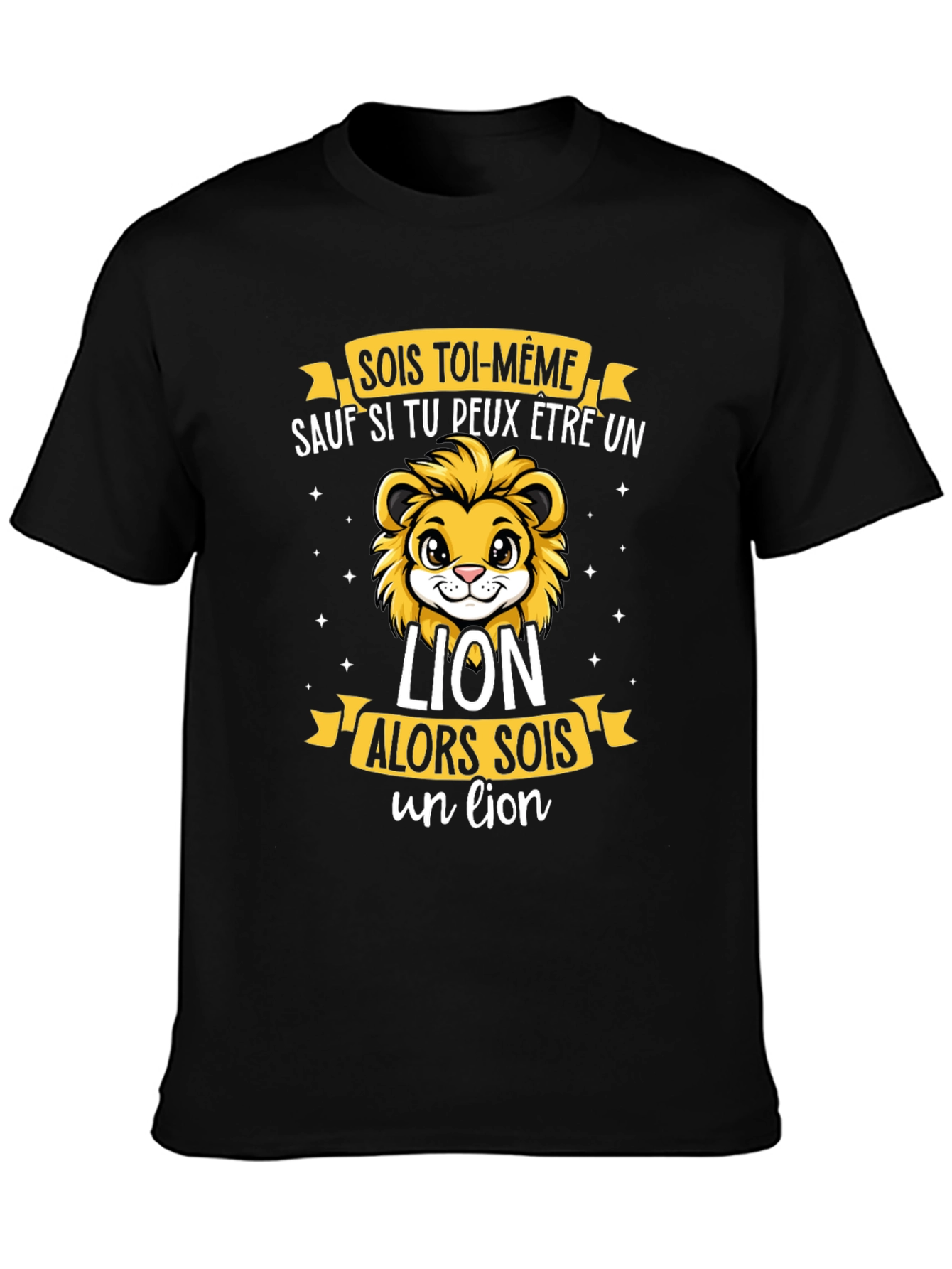 Be Yourself Lion Graphic T-Shirt