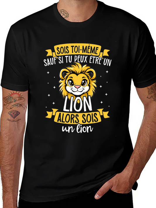Be Yourself Lion Graphic T-Shirt